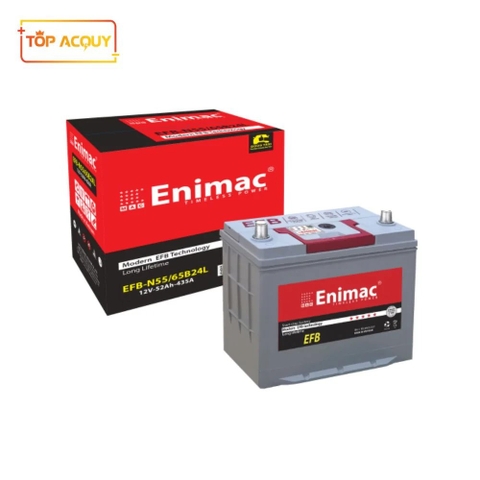 ẮC QUY ENIMAC 12V 52AH EFB N55/65B24L