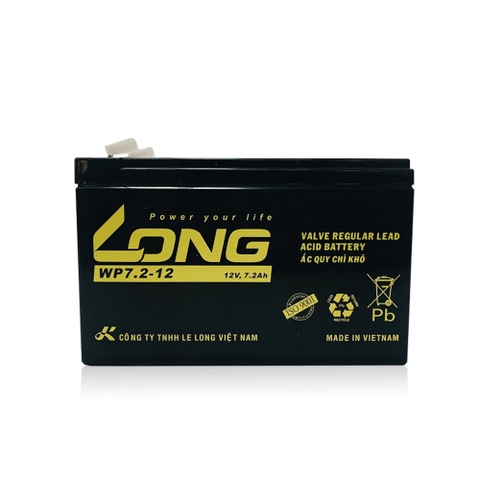 ẮC QUY GLOBE 12V - 7,2AH WP7,2-12 LONG