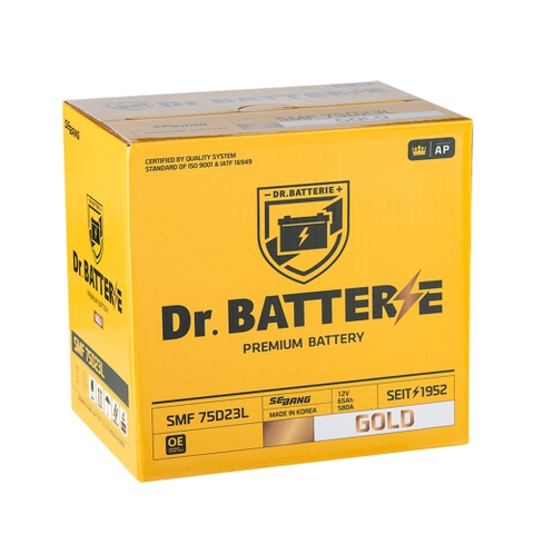 ẮC QUY DR.BATTERIE 12V - 65Ah SMF 75D23L