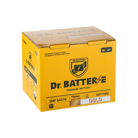 ẮC QUY DR.BATTERIE 12V - 43AH SMF 54316 DIN43(L)