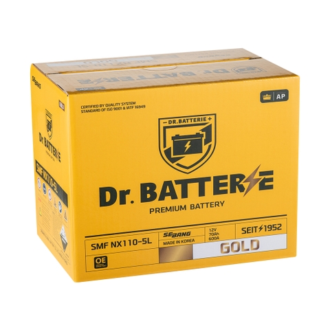 ẮC QUY DR.BATTERIE 12V - 70AH SMF NX110-5L