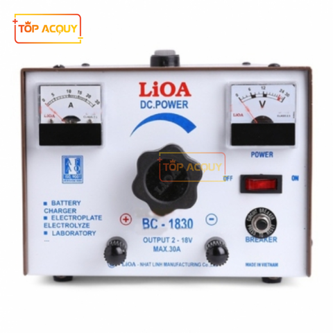 MÁY SẠC BÌNH ẮC QUY 12V LIOA MÃ BC 1830-30A