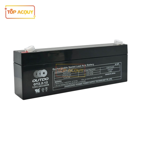 ẮC QUY OUTDO 12V-2.2AH 20HR OT2.2-12