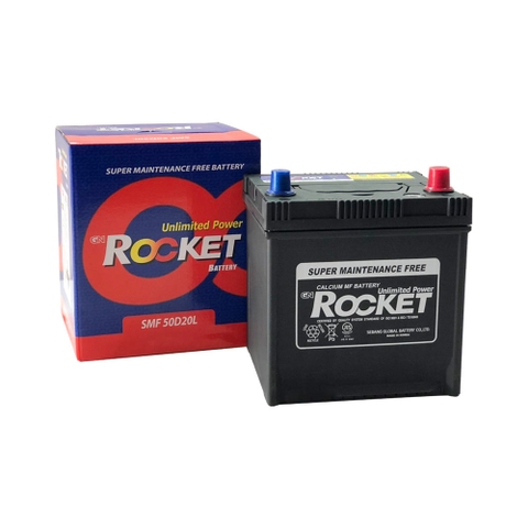 ẮC QUY ROCKET 12V - 50AH SMF 50D20L