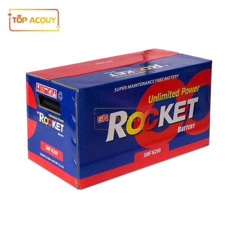 ẮC QUY ROCKET 12V - 200AH SMF N200 (MÁY PHÁT ĐIỆN)