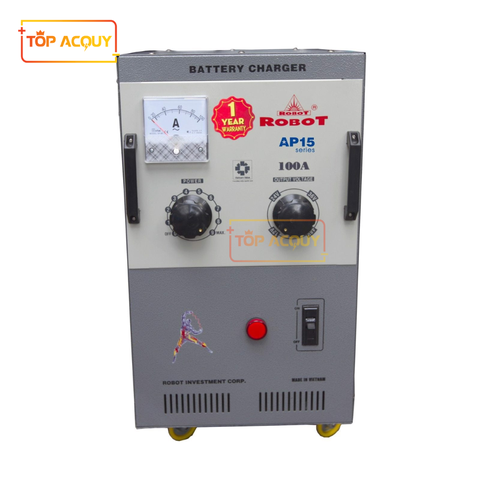 SẠC ROBOT TĂNG GIẢM 100A 12V/24V/36V/48VDC (DÂY NHÔM)