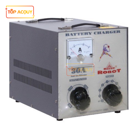 SẠC ROBOT TĂNG GIẢM 30A - 12-24-36VDC (DÂY NHÔM)