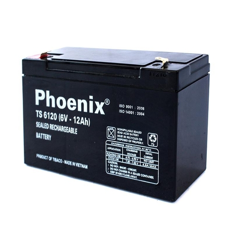 ẮC QUY PHOENIX 6V - 12AH TS6120