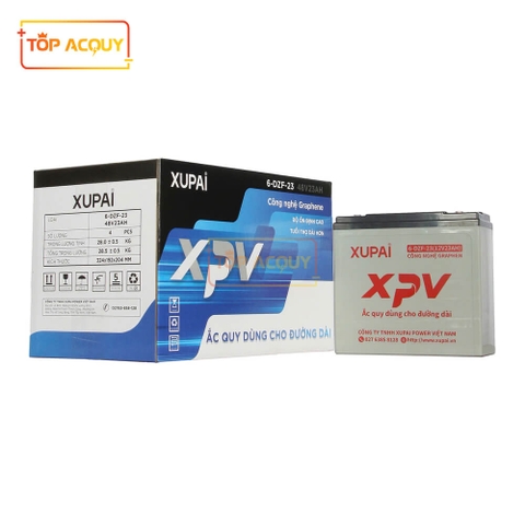 BÌNH ẮC QUY XE MÁY ĐIỆN XUPAI XPV (6-DZF-23) 12V - 23AH