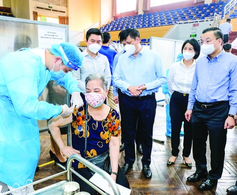 Từ ngày 29/1, bắt đầu chiến dịch tiêm chủng vaccine phòng COVID-19 thần tốc xuyên Tết