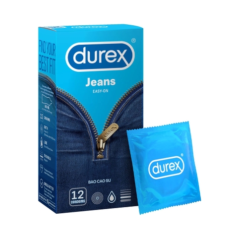 Bao cao su Durex Jeans hộp 12 chiếc