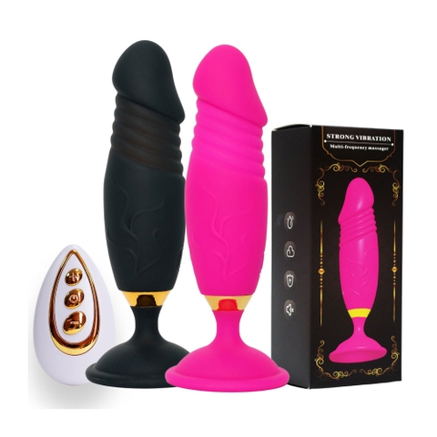 Dương vật giả hít tường Boqi BQ187 remote đa năng chính hãng