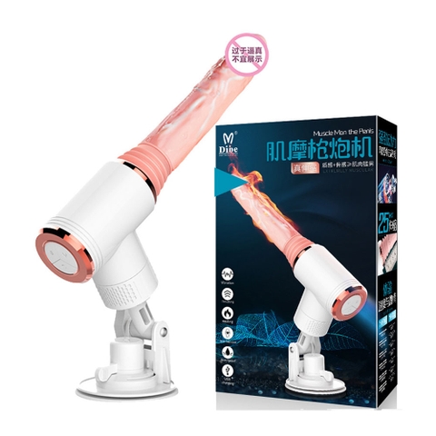 Dương vật giả hít tường Dibe Muscle Man remote đa năng chính hãng