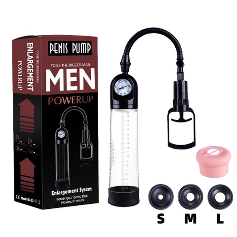 Máy tập tăng kích thước dương vật Penis Pump Đồng Hồ