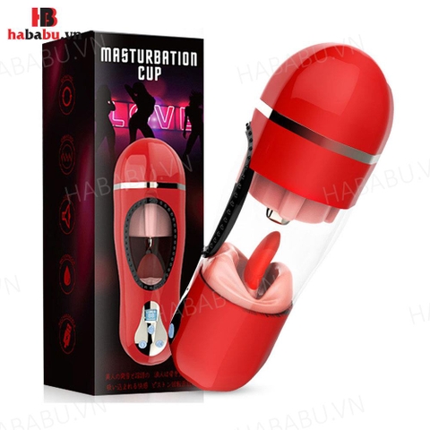 Âm đạo giả Wanle King Masturbation Cup rung, xoay chính hãng