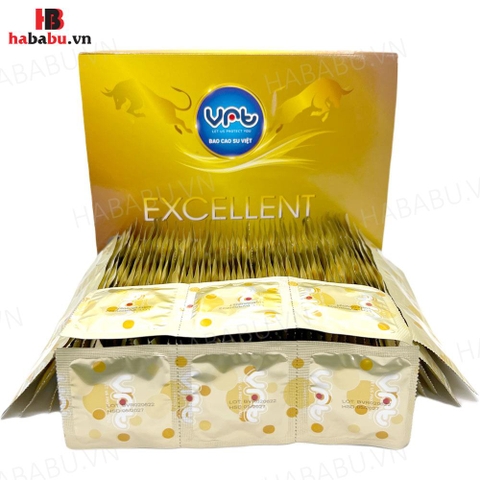 Bao cao su gia đình Vrt Excellent hộp 144 chiếc chính hãng