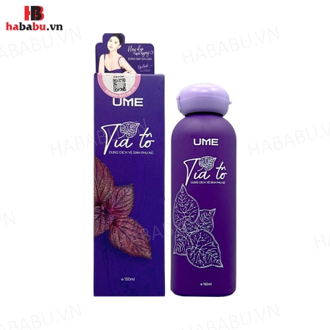 Dung dịch vệ sinh phụ nữ Ume Tía Tô 150ml chính hãng