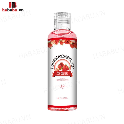 Gel bôi trơn hương dâu Boyafei 200ml chính hãng