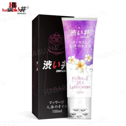 Gel bôi trơn Drywell Massage Băng Hoả 100ml L-30 tăng khoái cảm chính hãng