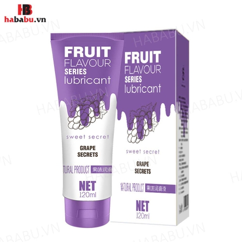 Gel bôi trơn Olo Sweet Secret Fruit Flavour hương nho 120ml chính hãng