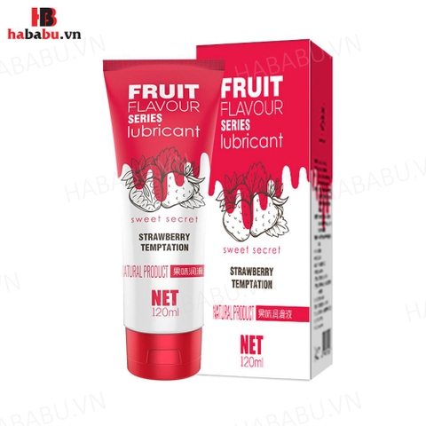 Gel bôi trơn Olo Sweet Secret Fruit Flavour hương dâu 120ml chính hãng