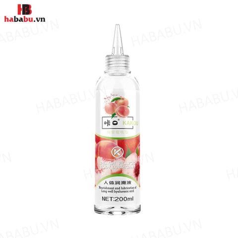 Gel bôi trơn gốc nước Kakou hương Đào 200ml chính hãng