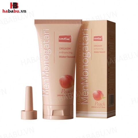 Gel bôi trơn hậu môn Lovcave Monogatari hương Đào 200ml chính hãng