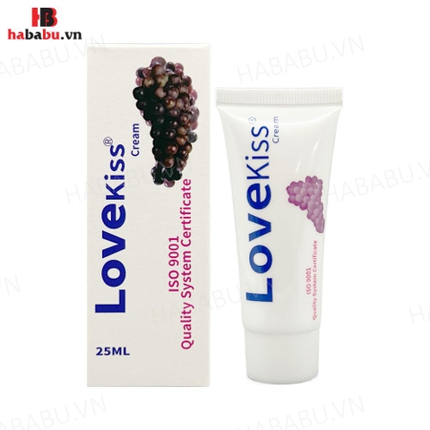 Gel bôi trơn hương nho Love Kiss chai 25ml chính hãng