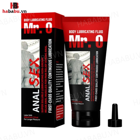 Gel bôi trơn hậu môn Mr. O Body Lubricating Fluid 200ml chính hãng