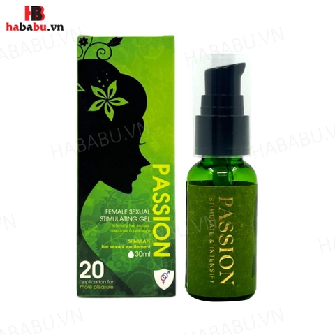 Gel bôi trơn tăng khoái cảm nữ Passion 30ml chính hãng