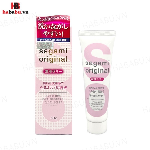 Gel bôi trơn gốc nước Sagami 60gr chính hãng