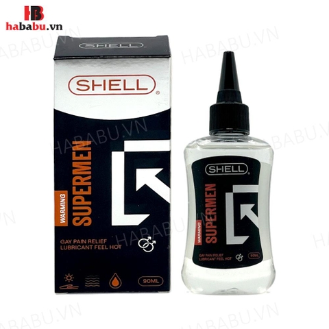 Gel bôi trơn hậu môn Shell Supermen Warming 90ml chính hãng