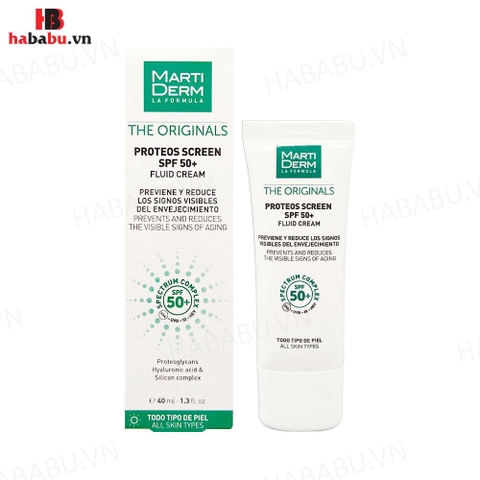 Kem chống nắng Marti Derm The Originals Fluid Cream 40ml chính hãng