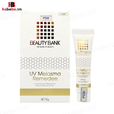Kem mờ nám Beauty Bank UV Melasma Remedee 15gr chính hãng