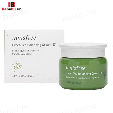 Kem dưỡng Innisfree Trà Xanh Balancing Cream 50ml chính hãng