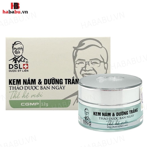 Kem nám dưỡng trắng thảo dược Dược Sĩ Liên ban ngày 12gr chính hãng