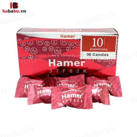 Kẹo sâm tăng cường sinh lý Hamer 37F82K hộp 36 viên chính hãng