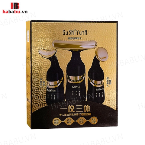 Máy massage 3in1 đẩy tinh chất Gushiyuta 150gr chính hãng