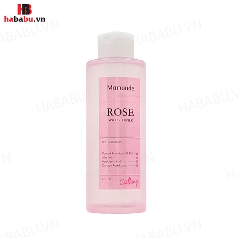 Nước hoa hồng Mamonde Rose Water Toner 150ml chính hãng