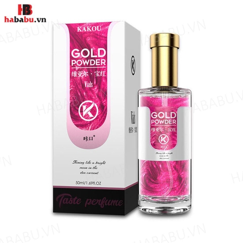 Nước Hoa Tăng Khoái Cảm Kakou Gold Powder Vials 50ml – Nữ Hồng