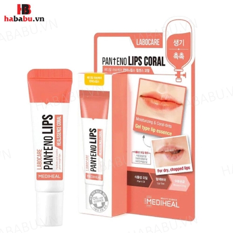 Son dưỡng Mediheal Labocare Pantenolips Healssence Coral Cam 10ml chính hãng