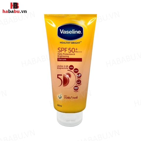 Dưỡng thể Vaseline Daily Protection Brightening Serum 300ml chính hãng