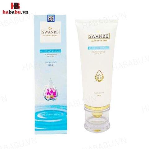 Gel rửa mặt ngăn ngừa mụn Swanbe Cleansing Face 100ml chính hãng