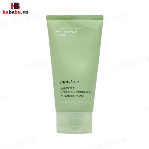 Sữa rửa mặt Innisfree Green Tea Amino Acid Cleansing 150ml chính hãng