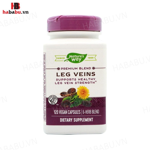 Viên giảm giãn tĩnh mạch Nature's Way Leg Veins 120 viên chính hãng