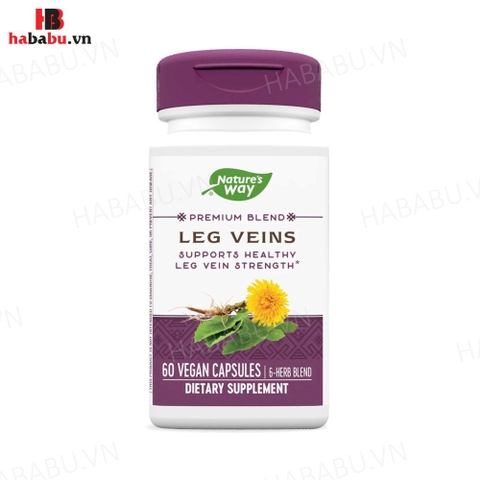 Viên giảm giãn tĩnh mạch Nature's Way Leg Veins 60 viên chính hãng