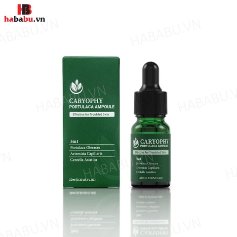 Tinh chất serum giảm mụn Caryophy Portulaca Ampoule 10ml chính hãng