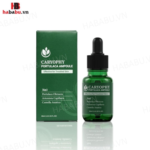 Tinh chất serum giảm mụn Caryophy Portulaca Ampoule 30ml chính hãng