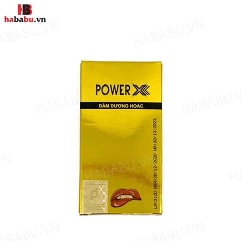 Tăng cường sinh lý Power X Dâm Dương Hoắc hộp 2 viên sủi cho nam chính hãng