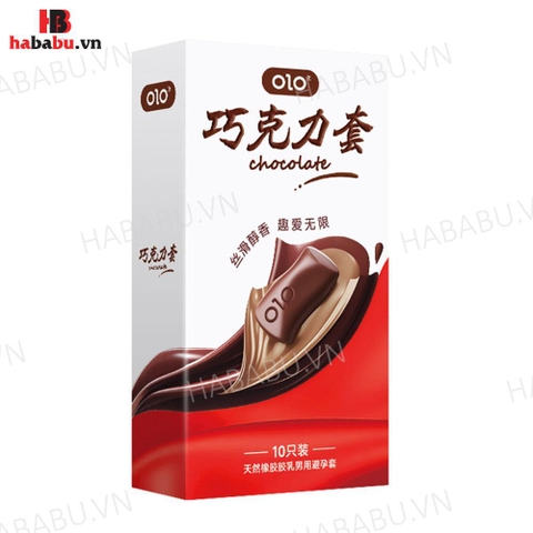 Bao cao su Olo Chocolate hộp 10 chiếc siêu mỏng chính hãng